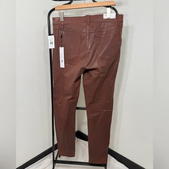 Joe's Jeans The Charlie Cinnamon Faux Leather Pants NWT - Picture 8 of 12